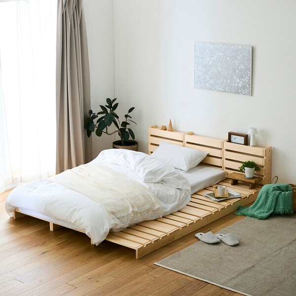 【BELLE MAISON DAYS】置くだけでベッドが完成!簡単に組み替えができるパレットベッド 「カンタンベッド」 【SNSで話題】