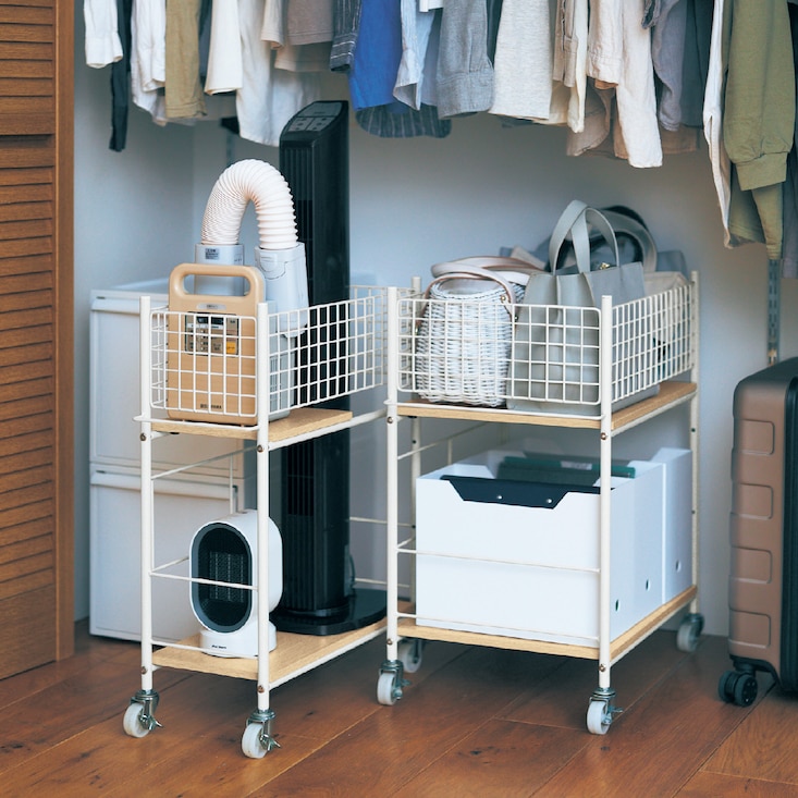 サイズが選べる押入れ・クローゼット収納ワゴン 【SNSで話題】