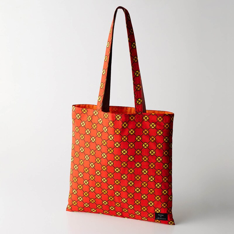 スヌーピー やすくっ レザー調ランチ トートバッグ(赤) 