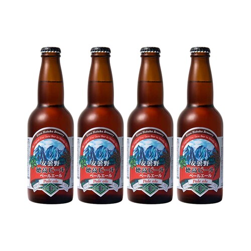 【秋の贈りものキャンペーン対象】 信州安曇野 穂高のクラフトビール４本セット