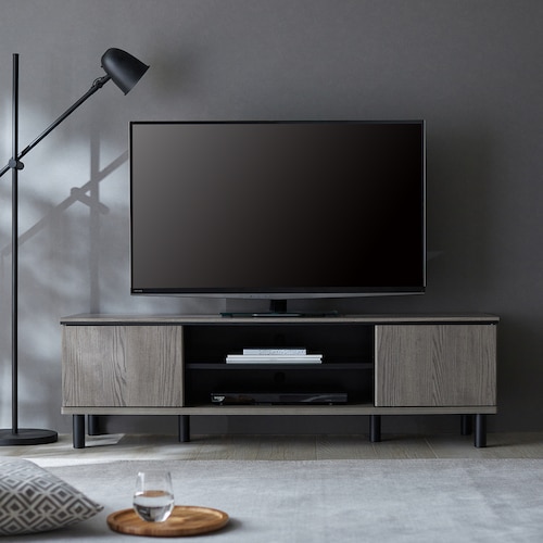 グレイッシュモダンなテレビ台 ＜幅137cm＞