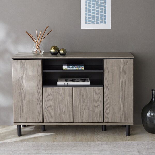 【ベルメゾン】グレイッシュモダンなリビングキャビネット