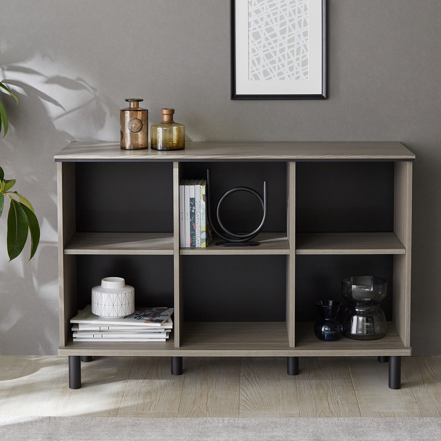 【ベルメゾン】グレイッシュモダンなオープンラック 【ベルメゾン】グレイッシュモダンなオープンラック