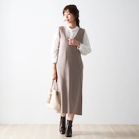 モデルの身長は170cm、着用サイズロング丈Ｍ