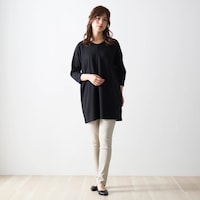 モデルの身長は170cm、着用サイズミディアム丈Ｍ