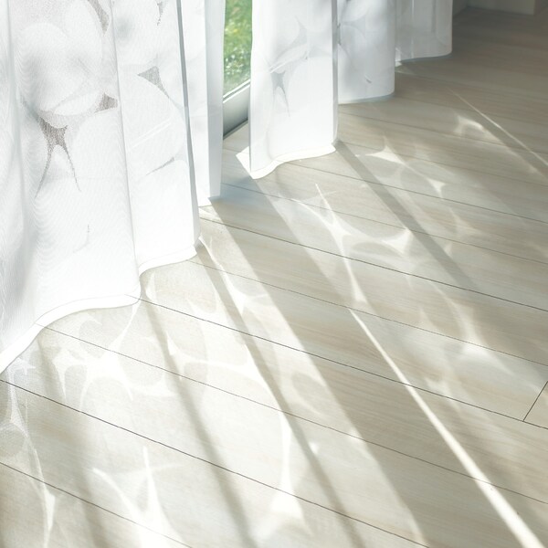 【ベルメゾン】【お買い得な既製サイズ】 海の中のような影を楽しむミラーレースカーテン