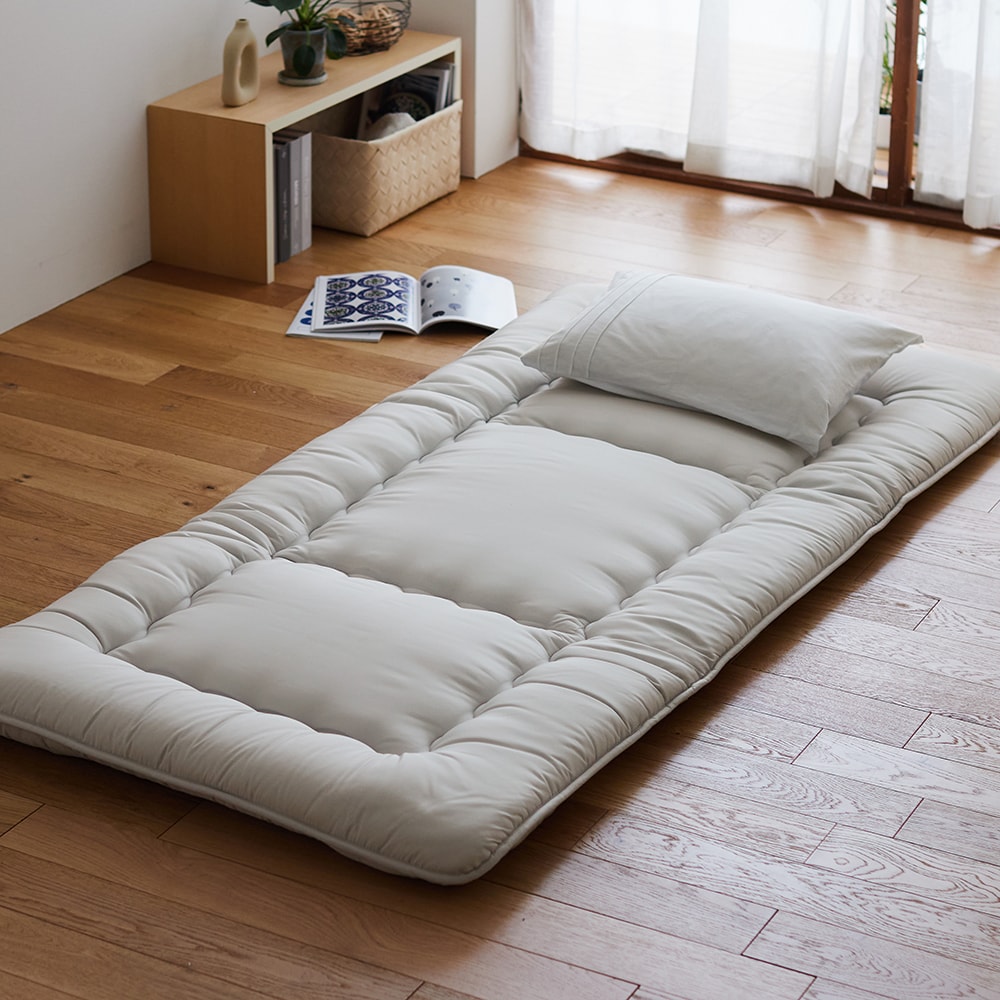 ハウスダストを考えたホコリが出にくい抗菌防臭・防ダニ敷布団