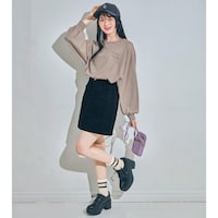モデル身長160cm/サイズJ-M