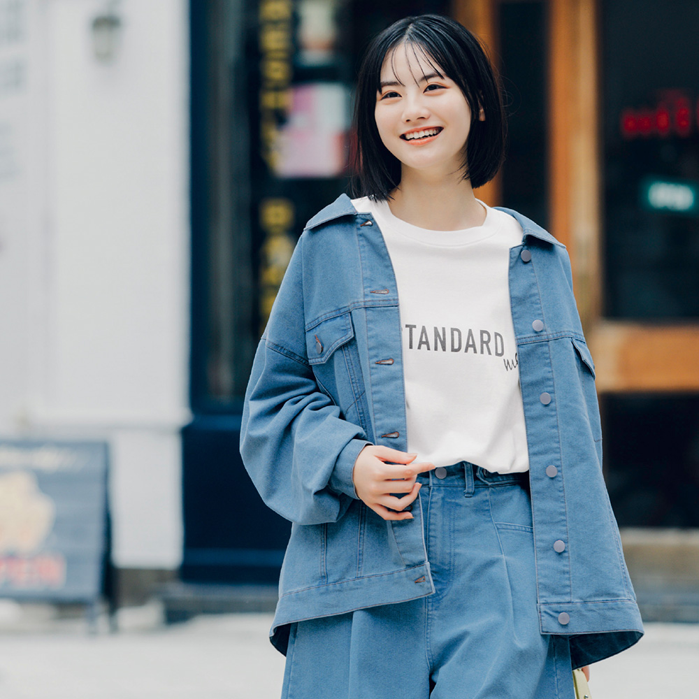 オーバーサイズデニムジャケット 【子供服】(STANDARD me)