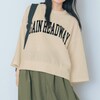 【STANDARD me】リブ切替えデザインミニ裏毛七分袖プルオーバー 【子供服】