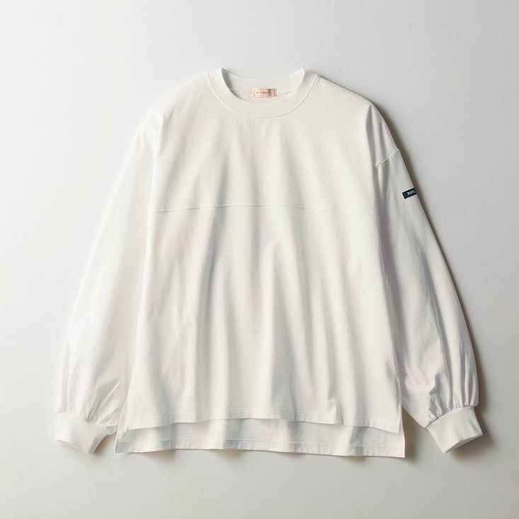 着回し力無限大！万能袖リブ切替え綿素材タフＴシャツ 【子供服 長袖】