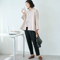 モデル身長168cm／M・股下68cm ※ジャケットのみ着用