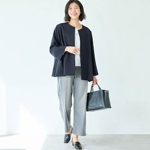 モデル身長168cm／M・股下68cm ※ジャケットのみ着用