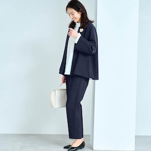モデル身長173cm／M・股下68cm ※写真は撮影用のため股下＋6cmになります。