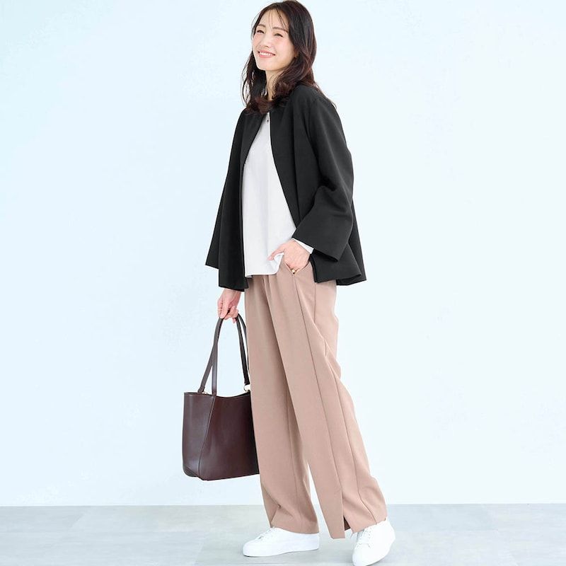 モデル身長173cm／M・股下68cm ※ジャケットのみ着用