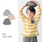胸元ワンポイントボーダー長袖Ｔシャツ 【子供服】