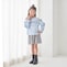 ペールブルー／モデル身長127cm・130サイズ着用