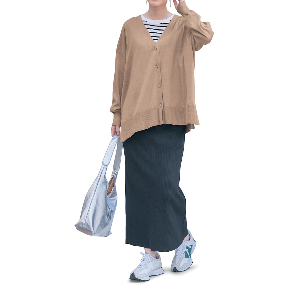 モデル身長166cm・Ｍ～Ｌサイズ着用