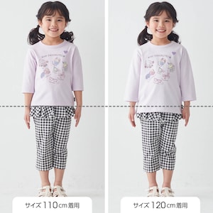 サイズ別着用比較／モデル身長110cm