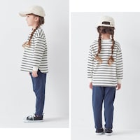 ネイビー／モデル身長113cm・110サイズ着用
