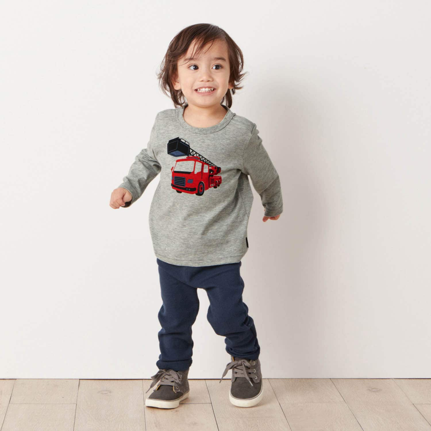 ワクワクプリントの長袖Ｔシャツ5枚セット 【子供服】