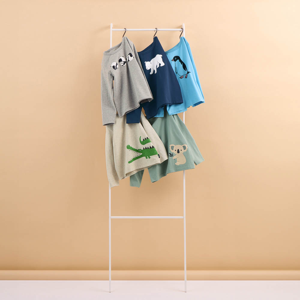 【保育園服】ワクワクプリントの長袖Tシャツ5枚セット 【子供服】(ジータ/GITA) 【保育園服】ワクワクプリントの長袖Tシャツ5枚セット 【子供服】(ジータ/GITA)