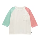 オフホワイト×ピーチ×ミント