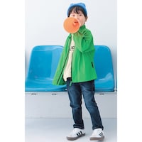 ネイビー／モデル身長111cm・サイズ110