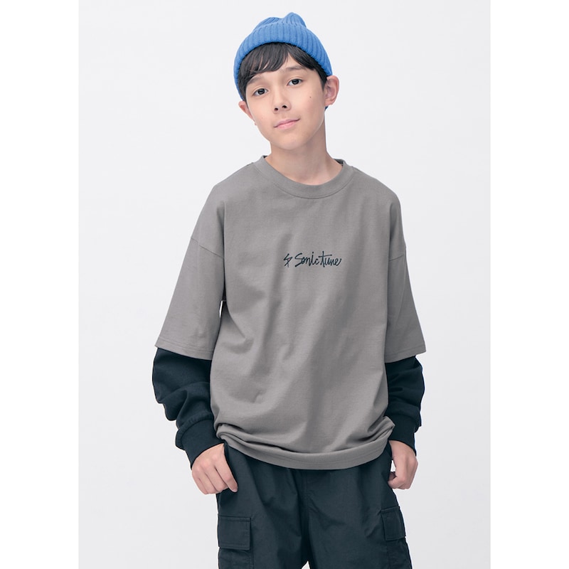 グレー／モデル身長151.5cm・サイズ160