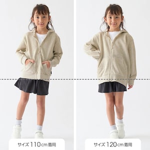 サイズ別着用比較／モデル身長115cm