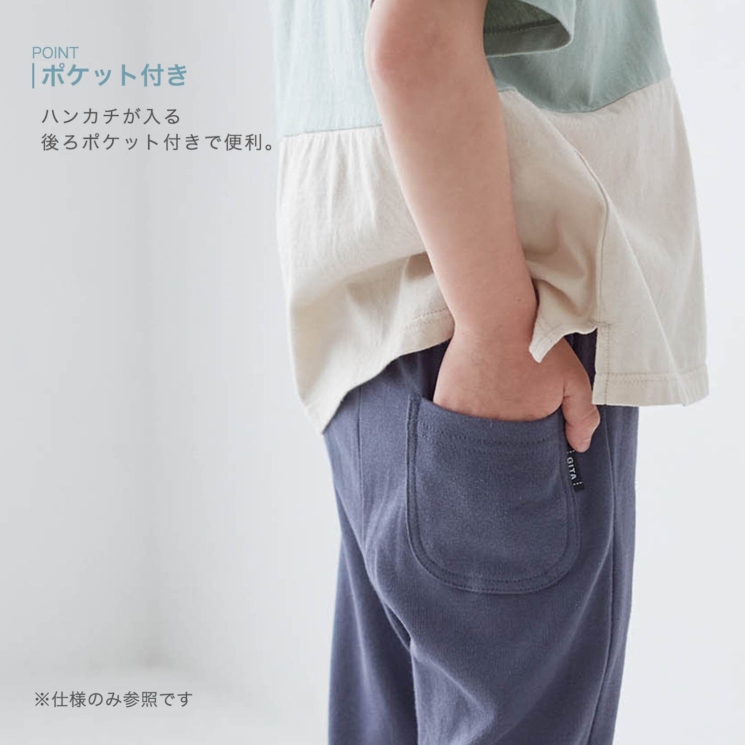 リボン様　リネンパンツポケット付 リボンポケットPT|ems excite | RETRO GIRL ONLINE STORE レトロ
