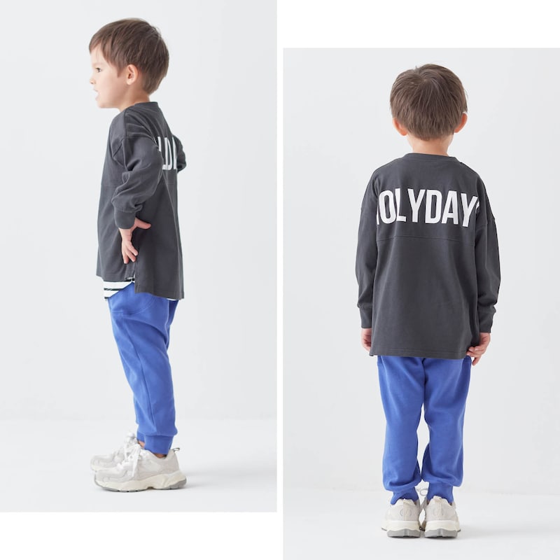 ロイヤルブルー／モデル身長110cm・110サイズ着用