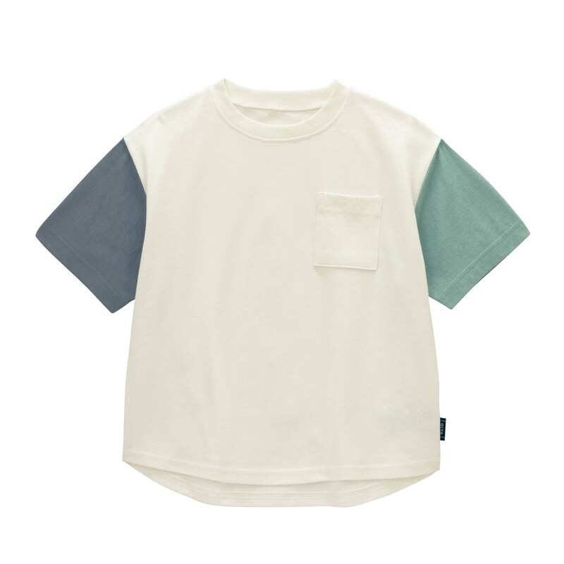 オフホワイト×グレー×スモークグリーン