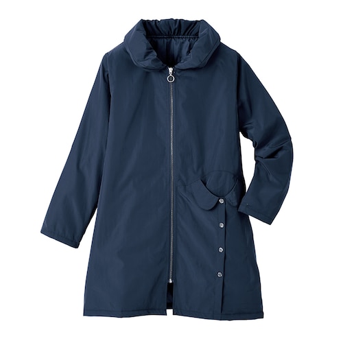 衿風デザインポケット中わたコート