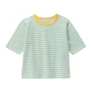 ミント×オフホワイトボーダー