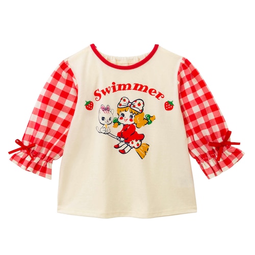 SWIMMERコラボ キャンディスリーブ長袖Tシャツ 【ベビー服】