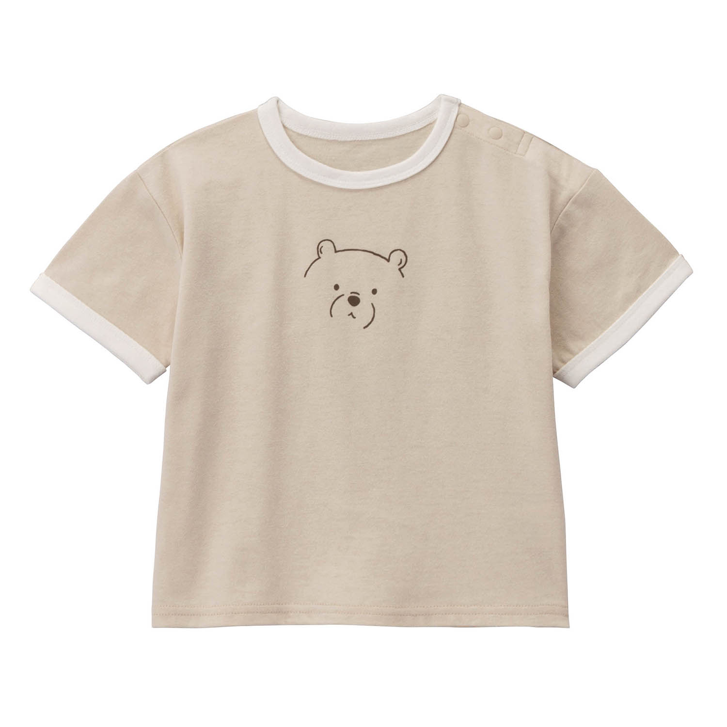 【ミテテ/mitete】プチプラ!リンガー半袖Tシャツ 【ベビー服】