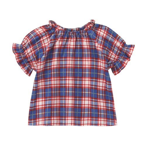 襟ギャザー半袖Ｔシャツ 【ベビー服】