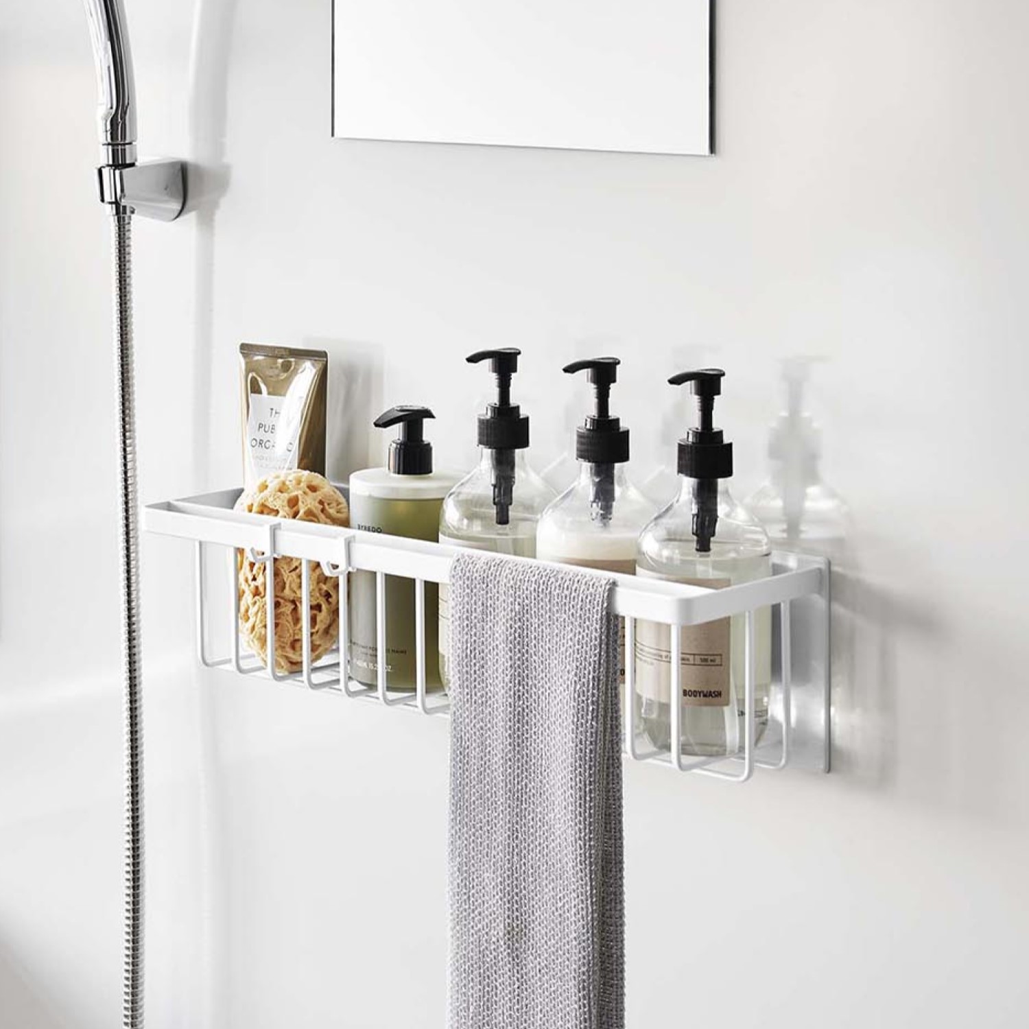 【タワー/tower】マグネットバスルームバスケット ワイド 【タワー/tower】マグネットバスルームバスケット ワイド