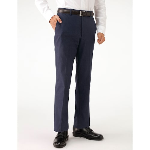 裏起毛杢調ピケのびのびパンツ（同サイズ２色組）