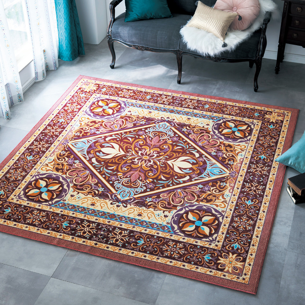 ジャカード織のラグ「アナと雪の女王」(ディズニー/Disney) ジャカード織のラグ「アナと雪の女王」(ディズニー/Disney)