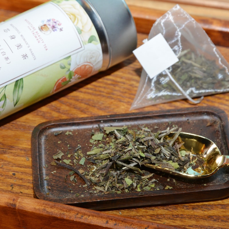 白牡丹(白茶)×薔薇