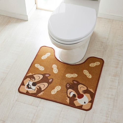 柄がかわいいプリントトイレマット（選べるキャラクター）