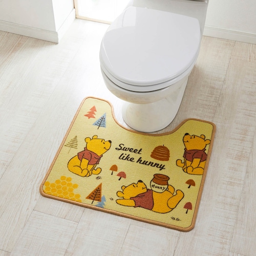柄がかわいいプリントトイレマット（選べるキャラクター）