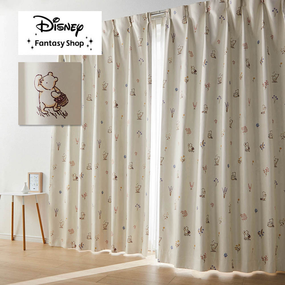 【ディズニー/Disney】遮光・遮熱・防音カーテン「クラシック・プー」 【ディズニー/Disney】遮光・遮熱・防音カーテン「クラシック・プー」