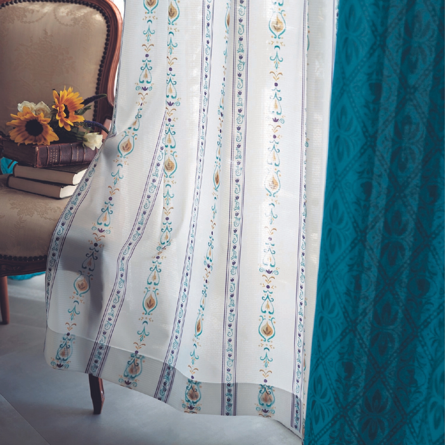 UVカット・遮熱・遮像レースカーテン「アナと雪の女王」(ディズニー/Disney) UVカット・遮熱・遮像レースカーテン「アナと雪の女王」(ディズニー/Disney)