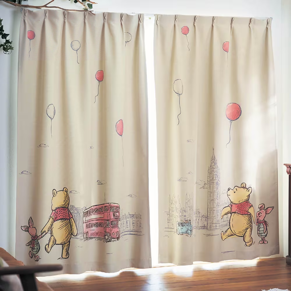一枚絵のような遮光・遮熱カーテン 「くまのプーさん」(ディズニー/Disney) 一枚絵のような遮光・遮熱カーテン 「くまのプーさん」(ディズニー/Disney)