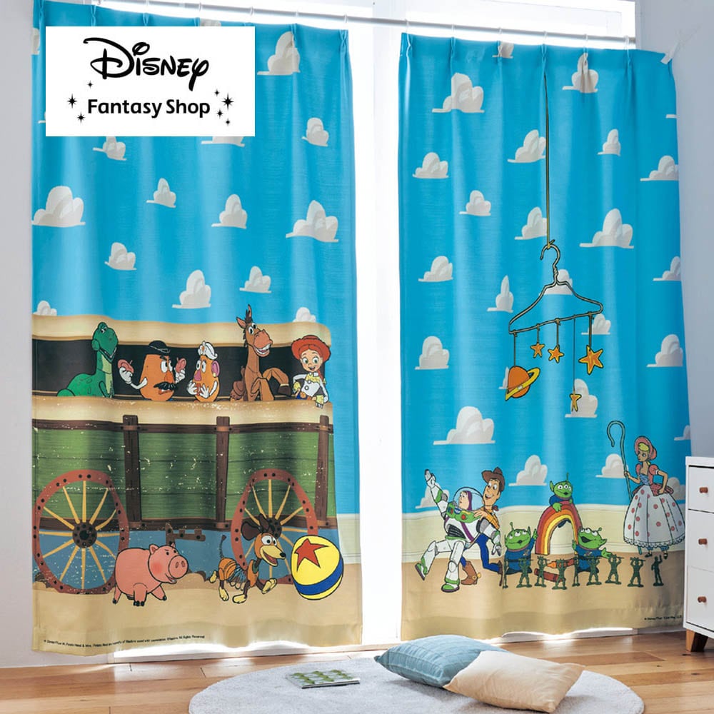 【ディズニー/Disney】一枚絵のような遮光・遮熱カーテン「トイ・ストーリー」