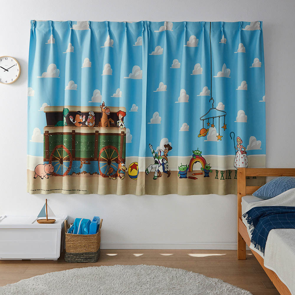 一枚絵のような遮光・遮熱カーテン「トイ・ストーリー」(ディズニー/Disney) 一枚絵のような遮光・遮熱カーテン「トイ・ストーリー」(ディズニー/Disney)