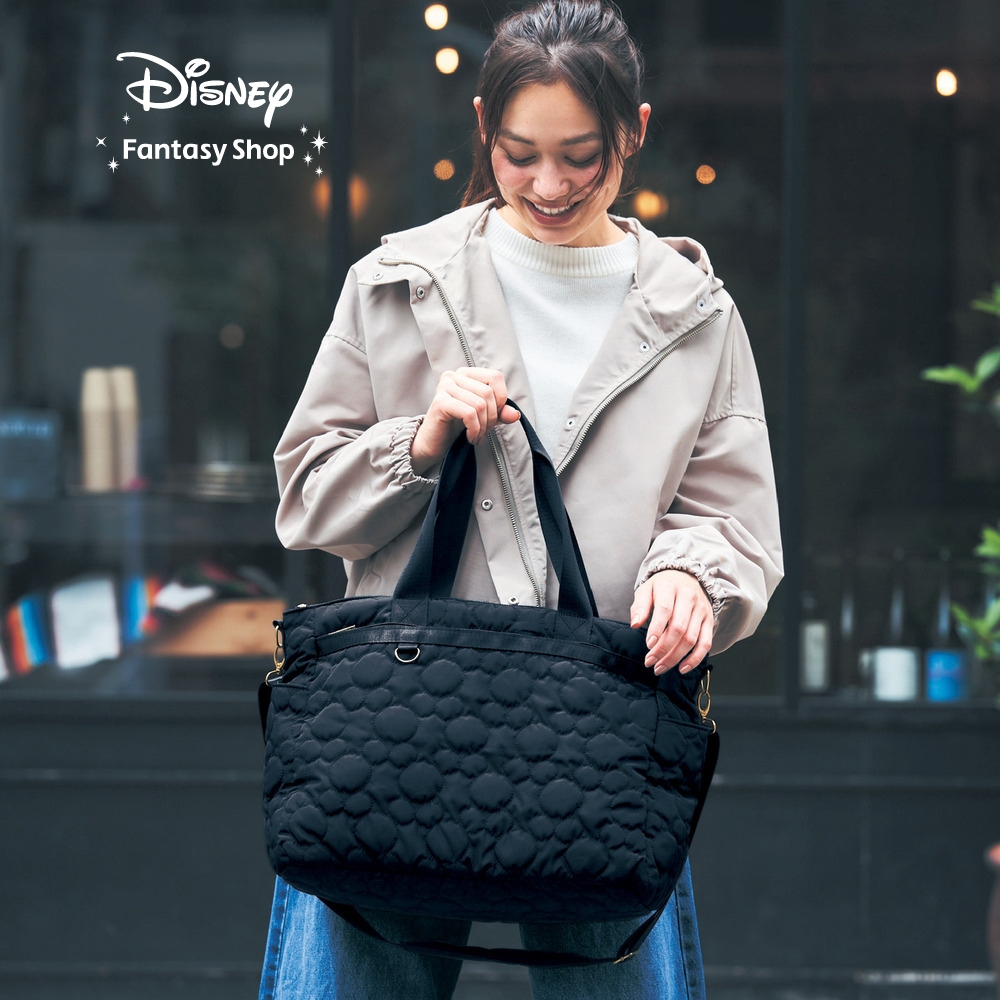 【ディズニー/Disney】キルティングボストンバッグ(選べるキャラクター) 【ディズニー/Disney】キルティングボストンバッグ(選べるキャラクター)